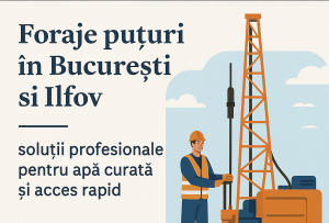 Foraje puturi Bucuresti si Ilfov