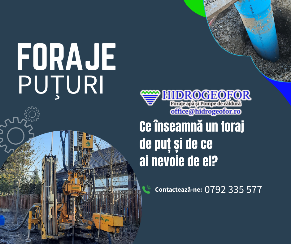 Foraje puturi - Hidrogeofor