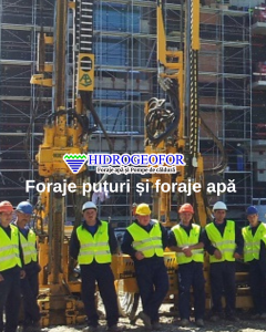 Foraje puturi si foraje apa